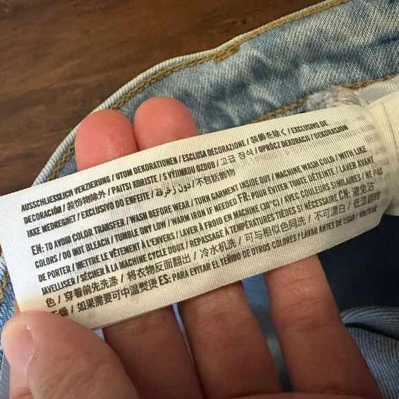 ABERCROMBIE & FITCH The 90s Jeans Blue Straight Ultra High Rise - Picture 12 of 16